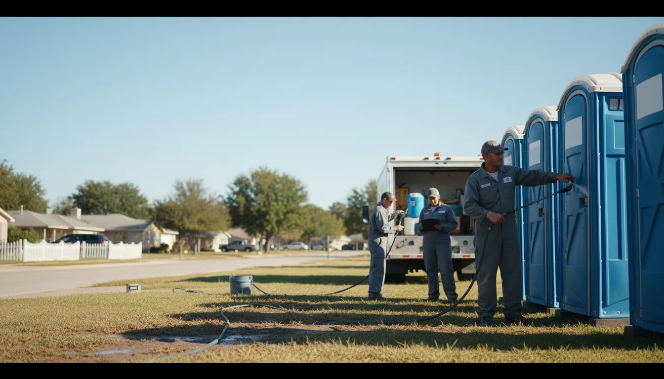 Long-Term Portable Toilet Rental in Alvord, TX near me